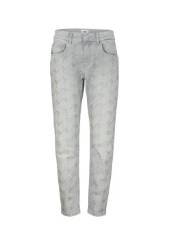 Boyfriend Jeans with rhinestones