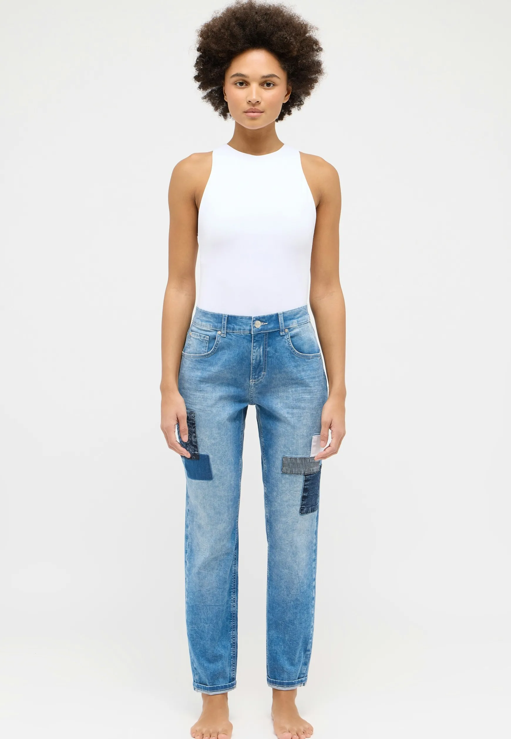 Jeans Boyfriend with patches