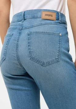 Jeans Capri TU with distressed look