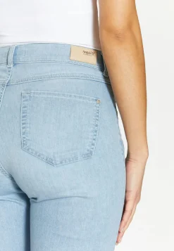 Jeans Capri TU with distressed look