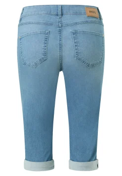 Jeans Capri TU with distressed look