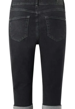 Jeans Capri TU with distressed look