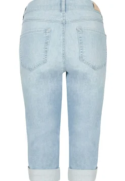 Jeans Capri TU with distressed look