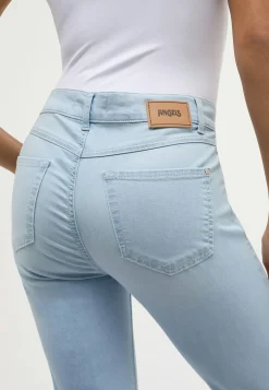 Jeans Cici Crop Word with rhinestones