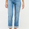 Jeans Cici with butterfly print