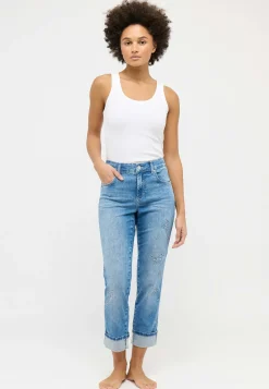Jeans Cici with butterfly print
