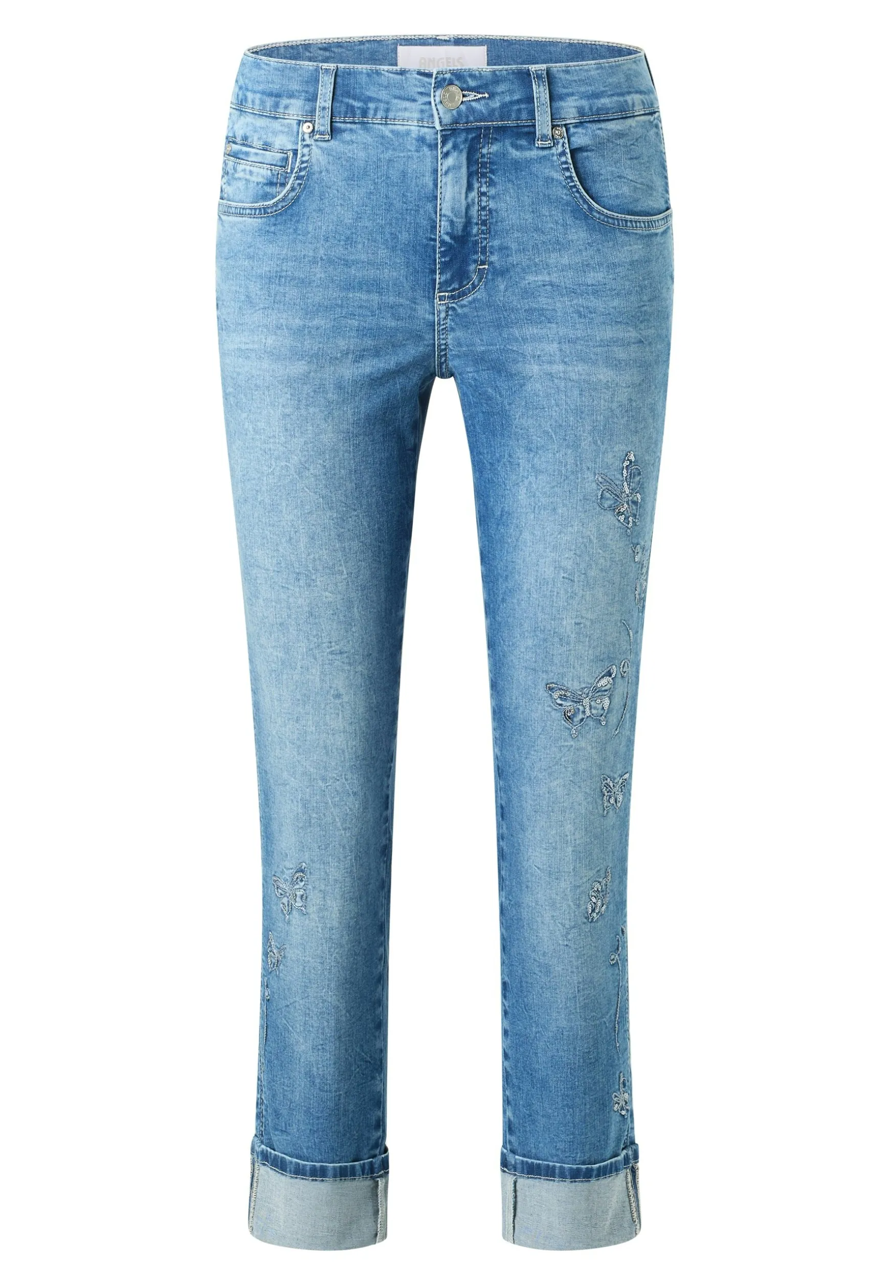 Jeans Cici with butterfly print