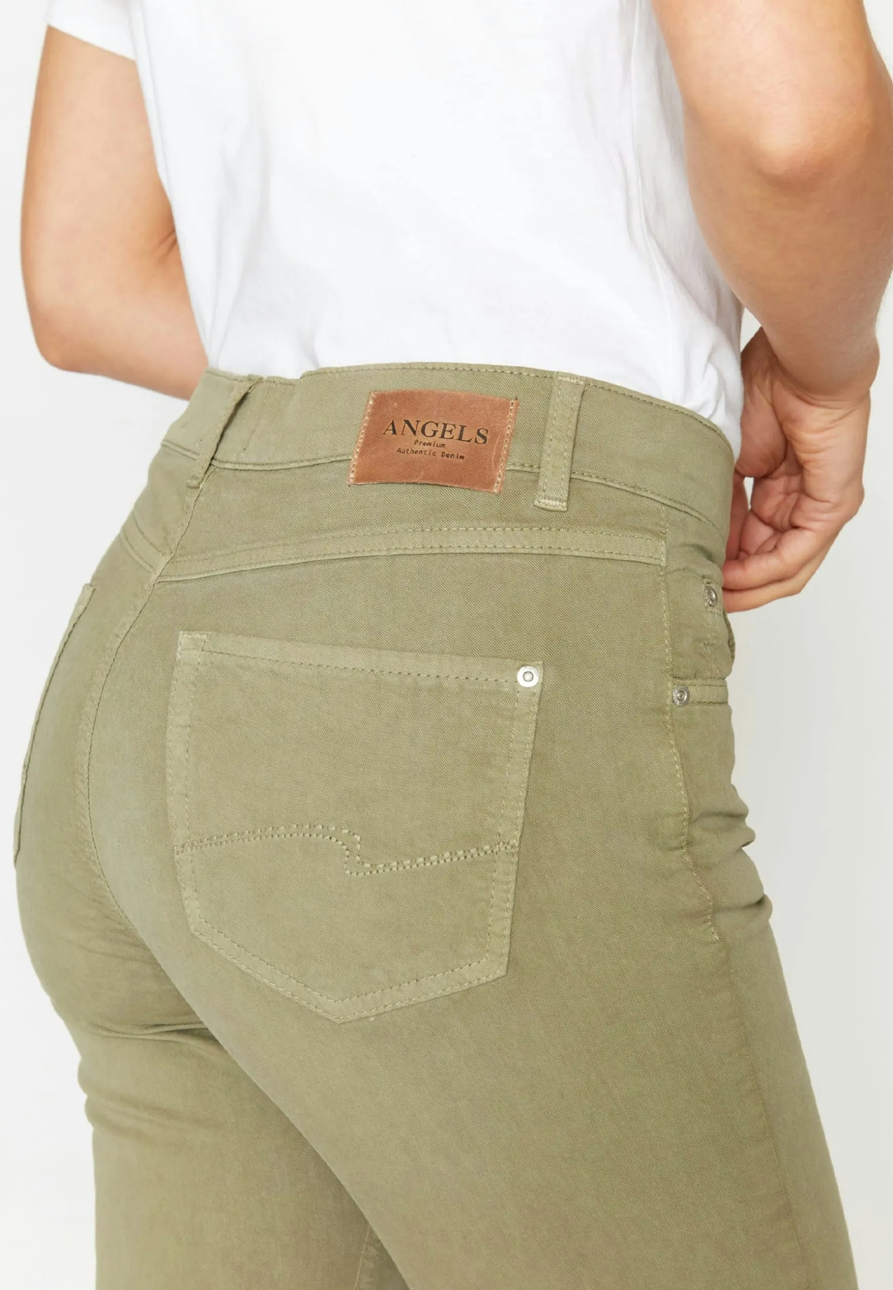 Jeans Cici with coloured denim