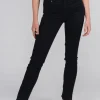 Jeans Cici with solid-colored design