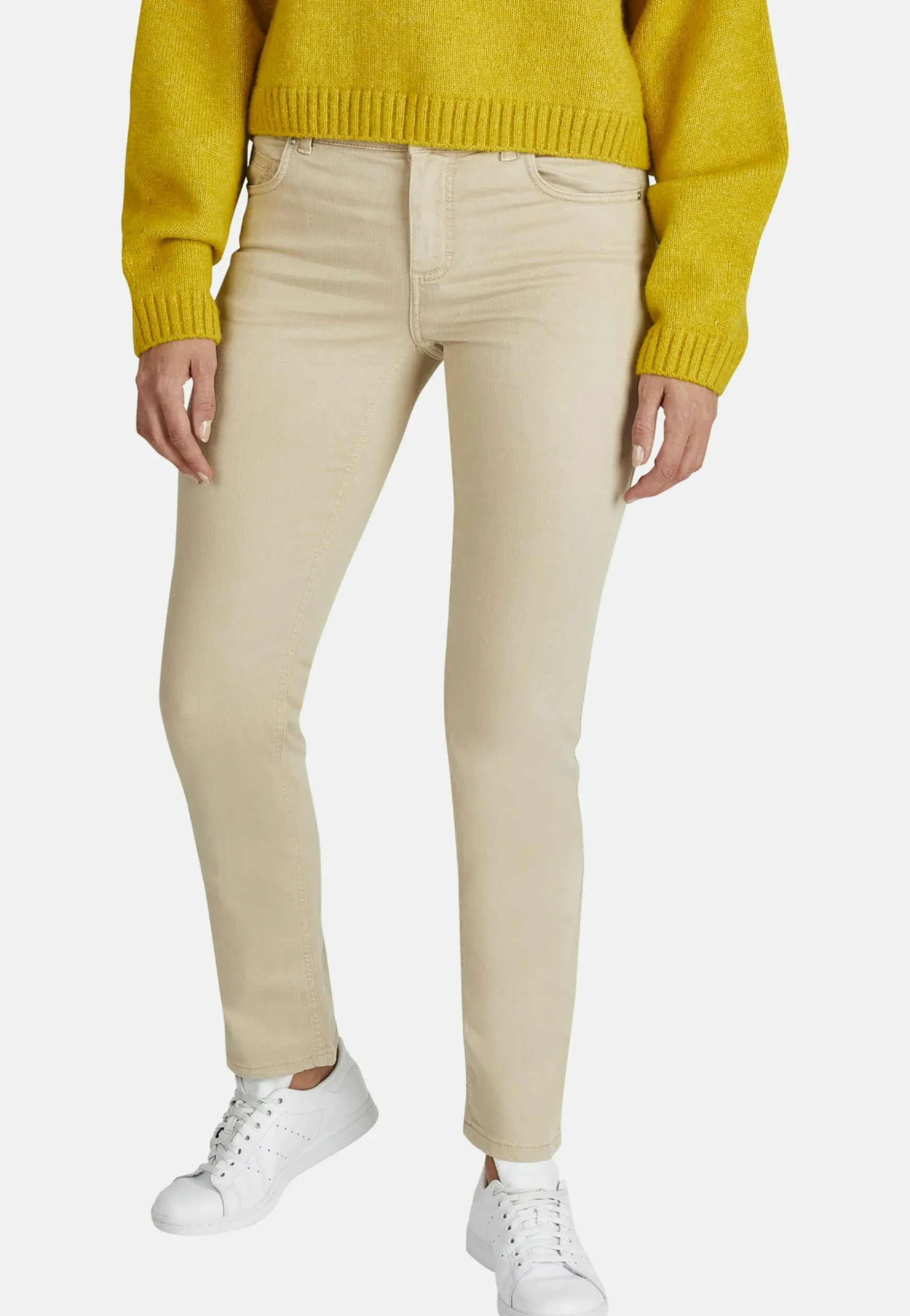 Jeans Cici with solid-colored design