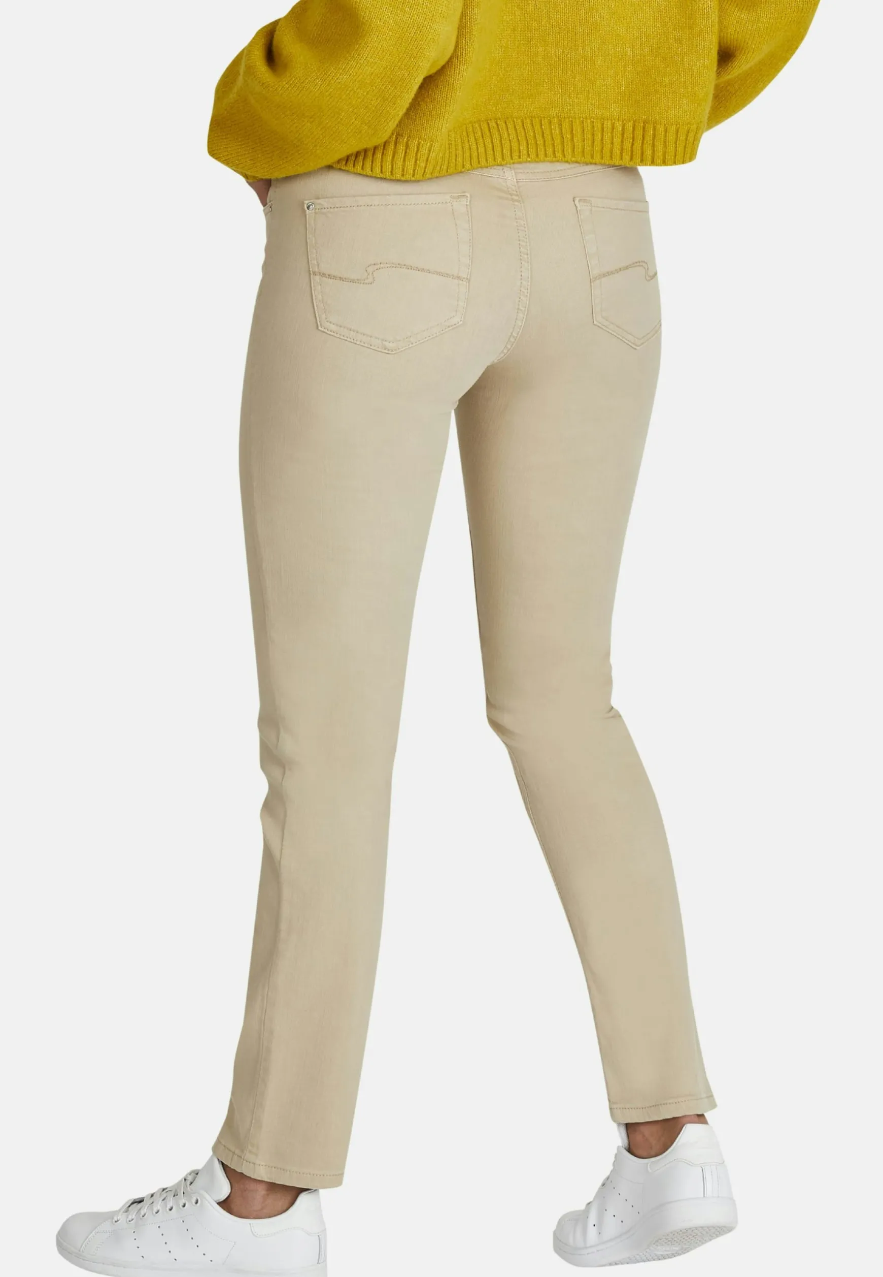 Jeans Cici with solid-colored design