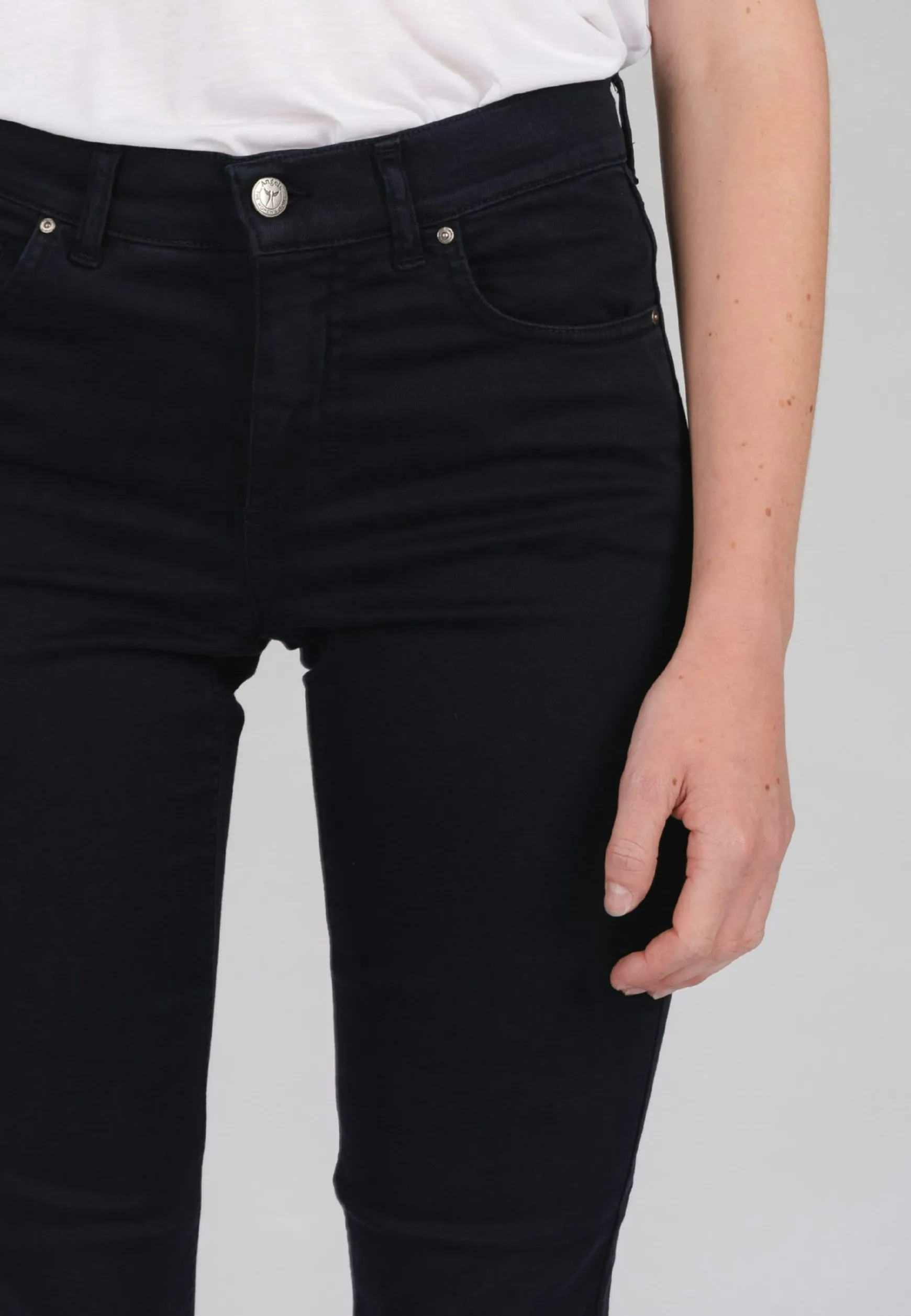 Jeans Cici with solid-colored design