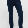Jeans Cici with sporty denim