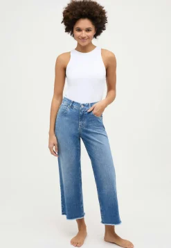 Jeans Culotte Linn Fringe