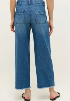 Jeans Culotte with Authentic Denim