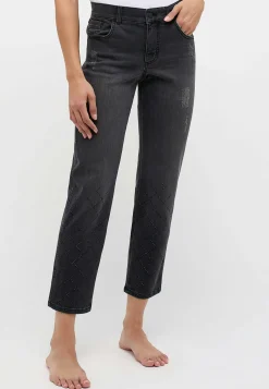 Jeans Darleen Crop Diamond with rhinestones