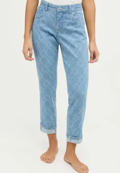 Jeans Darleen Crop TU with laser print
