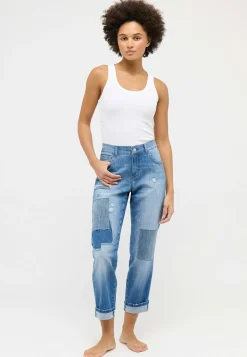 Jeans Darleen Crop TU with patches