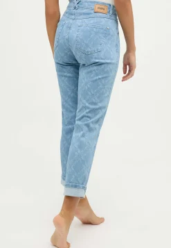 Jeans Darleen Crop TU with laser print