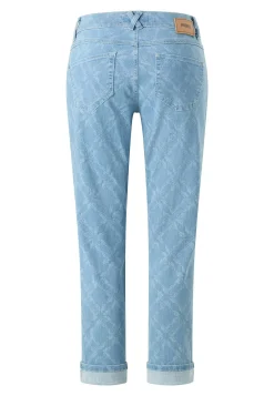 Jeans Darleen Crop TU with laser print