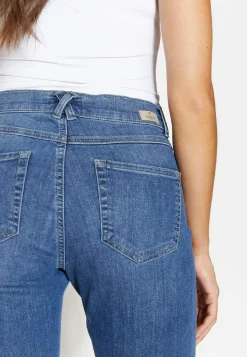 Jeans Darleen Crop with authentic denim