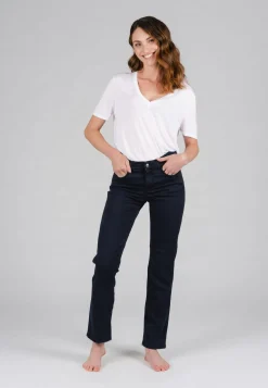 Jeans Dolly with solid design