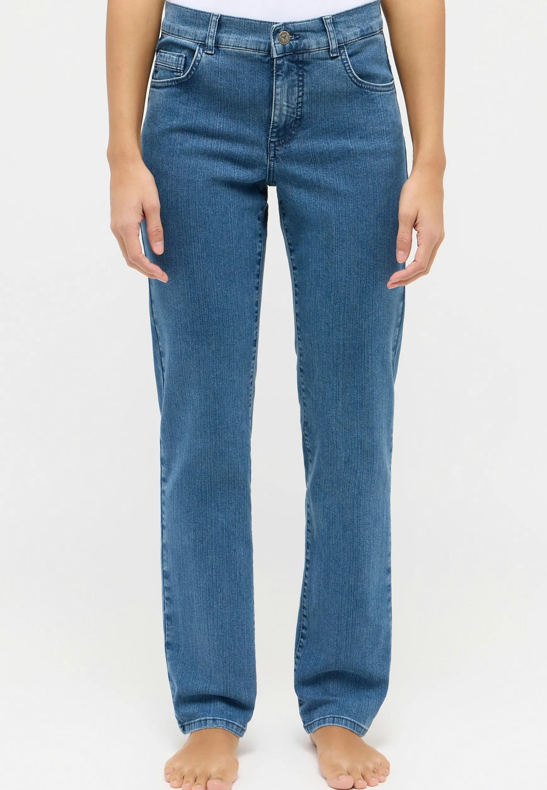 Jeans Dolly with sporty denim