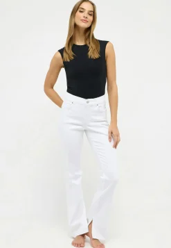 Jeans Leni Slit Fringe with hem slit
