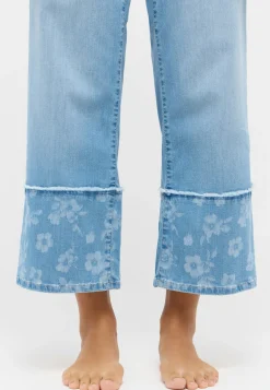Jeans Linn Flower with floral pattern