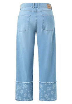 Jeans Linn Flower with floral pattern