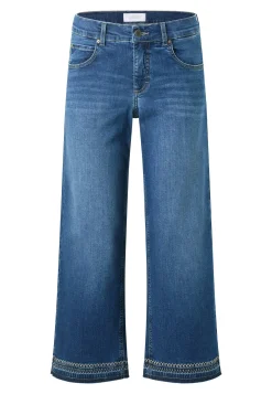 Jeans Linn Fringe with stitch pattern