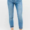 Jeans Ornella Fringe with used wash