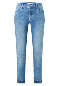 Jeans Ornella Fringe with used wash