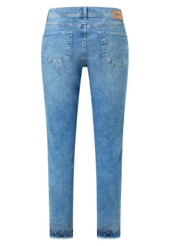 Jeans Ornella Fringe with used wash