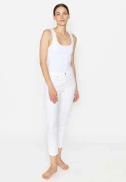 Jeans Ornella Plate with leg hem detail