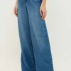 Jeans Palazzo with Used Wash