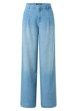 Jeans Palazzo with Used Wash