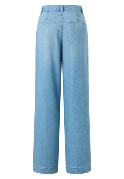 Jeans Palazzo with Used Wash