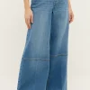 Jeans Seamed Palazzo