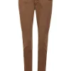 Jeans Skinny Button with colored denim