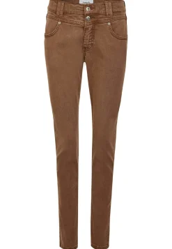 Jeans Skinny Button with colored denim