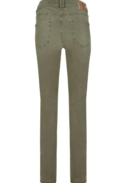 Jeans Skinny Button with colored denim