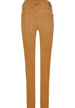 Jeans Skinny Button with colored denim