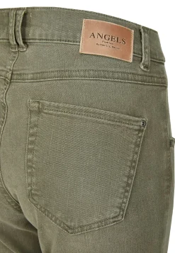Jeans Skinny Button with colored denim