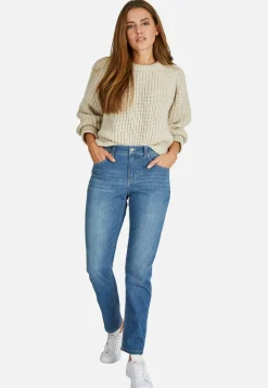 Jeans Tama with partially elasticized waistband