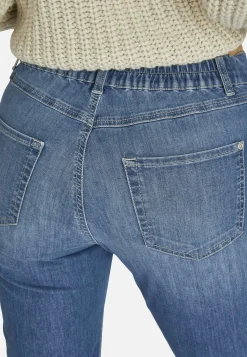 Jeans Tama with partially elasticized waistband