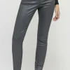 Malu Zip trousers with coating