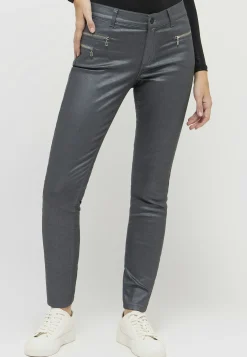Malu Zip trousers with coating