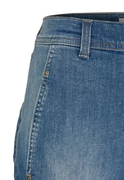 Mom Jeans Alma Crop with logo application