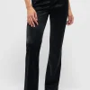 Pants Bootcut with glam fake leather